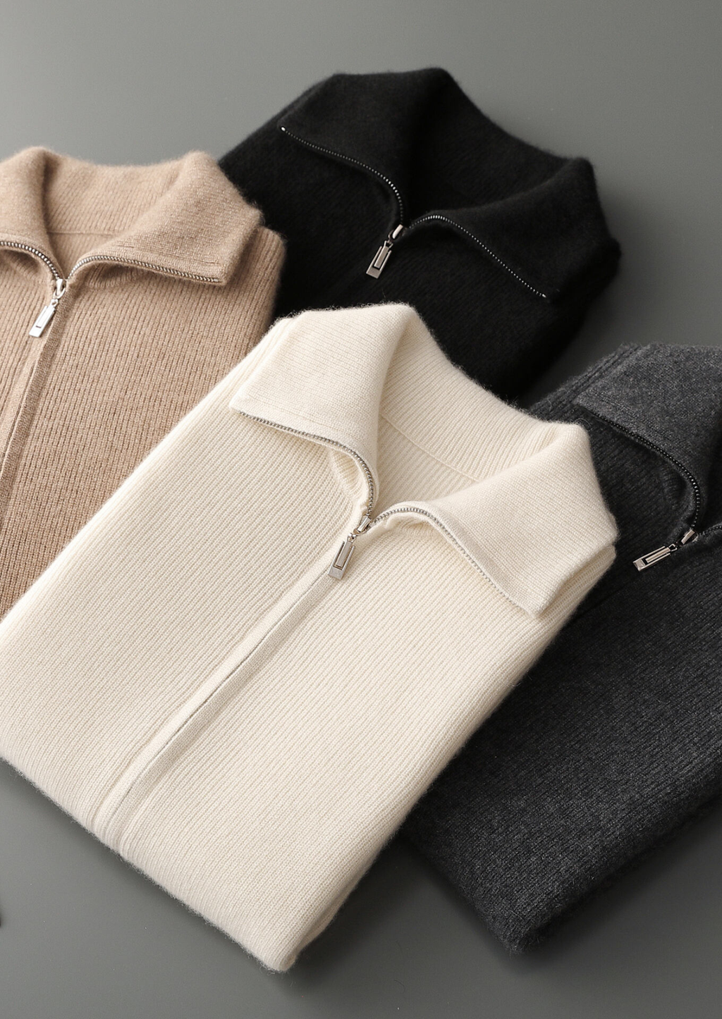 Pure Cashmere Beige Body Warmer Vest